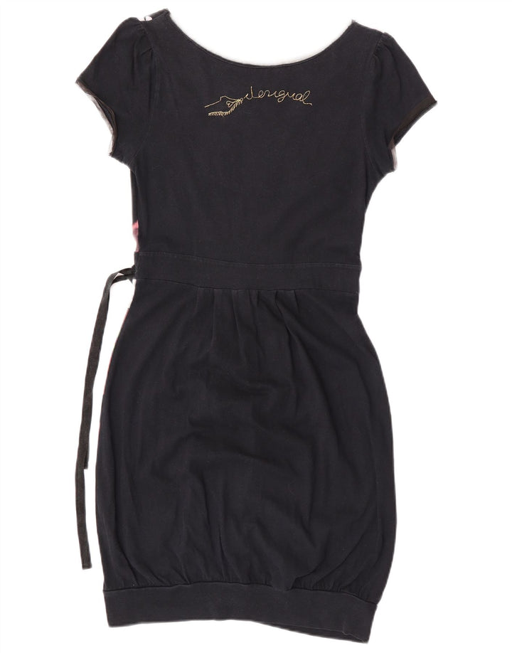 Abito tubino grafico da donna Desigual UK 10 piccolo nero