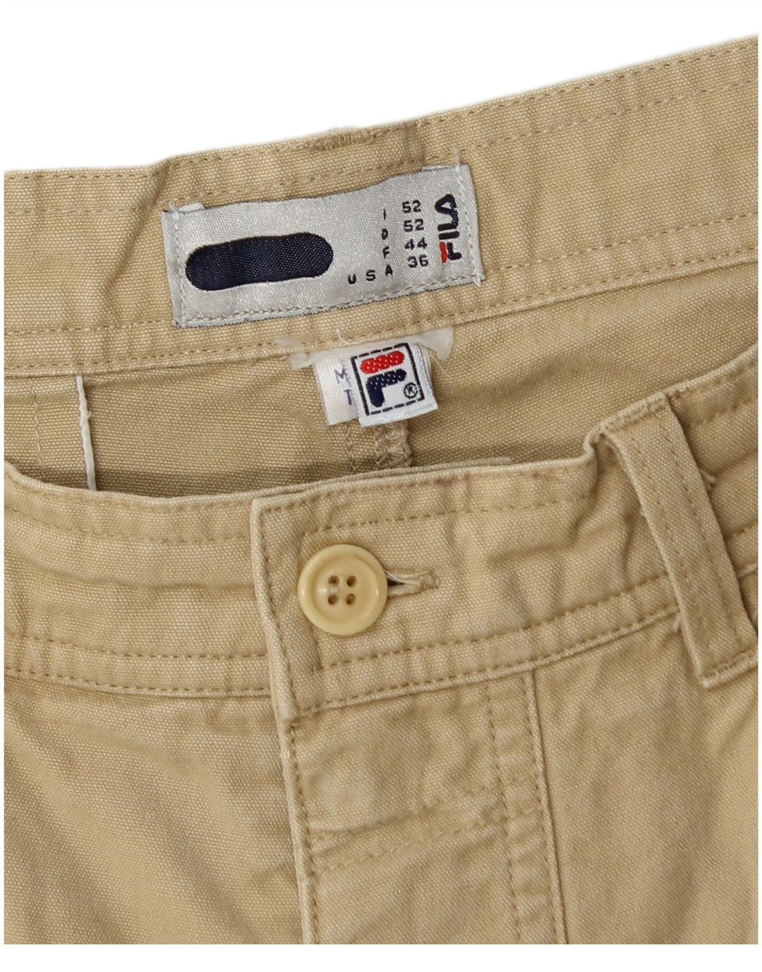 Pantaloncini cargo Fila da uomo IT 54 XL W36 Cachi