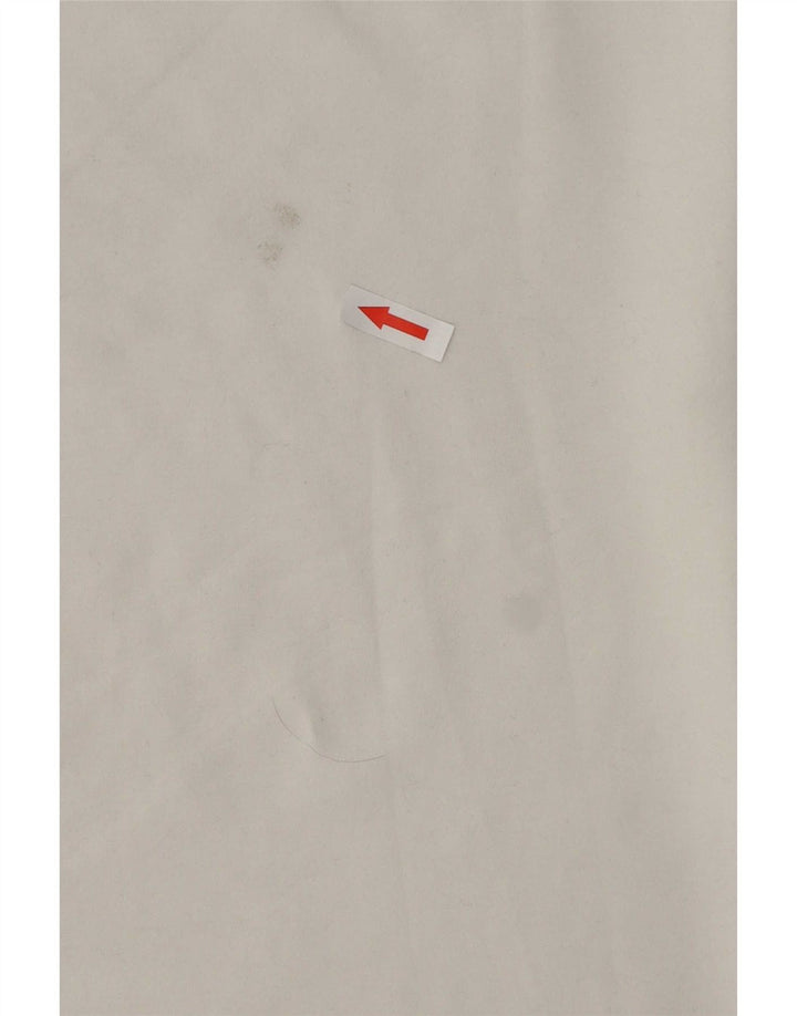 Marlboro Classics Top da uomo a maniche lunghe in cotone bianco medio