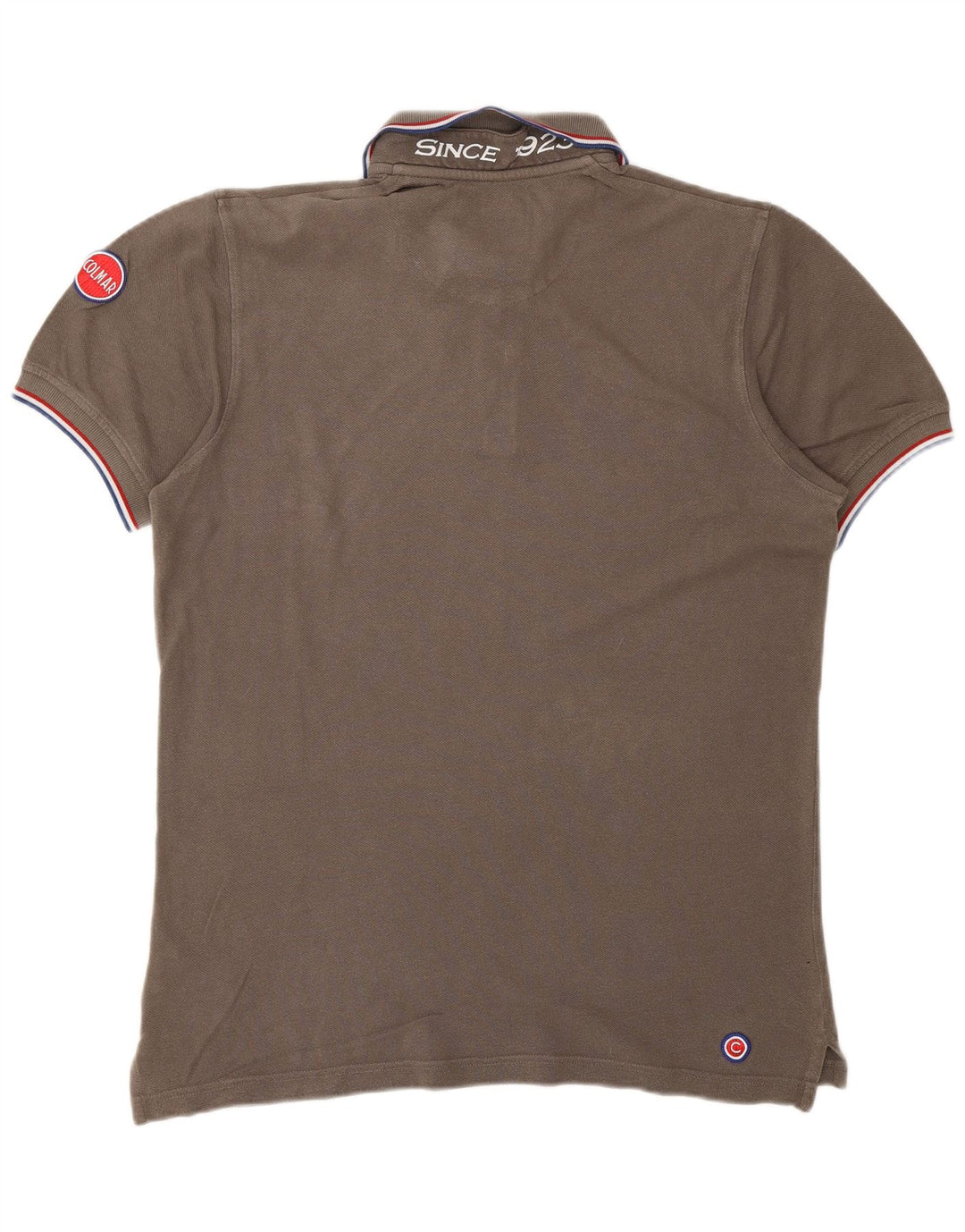 COLMAR Mens Polo Shirt Small Grey Cotton