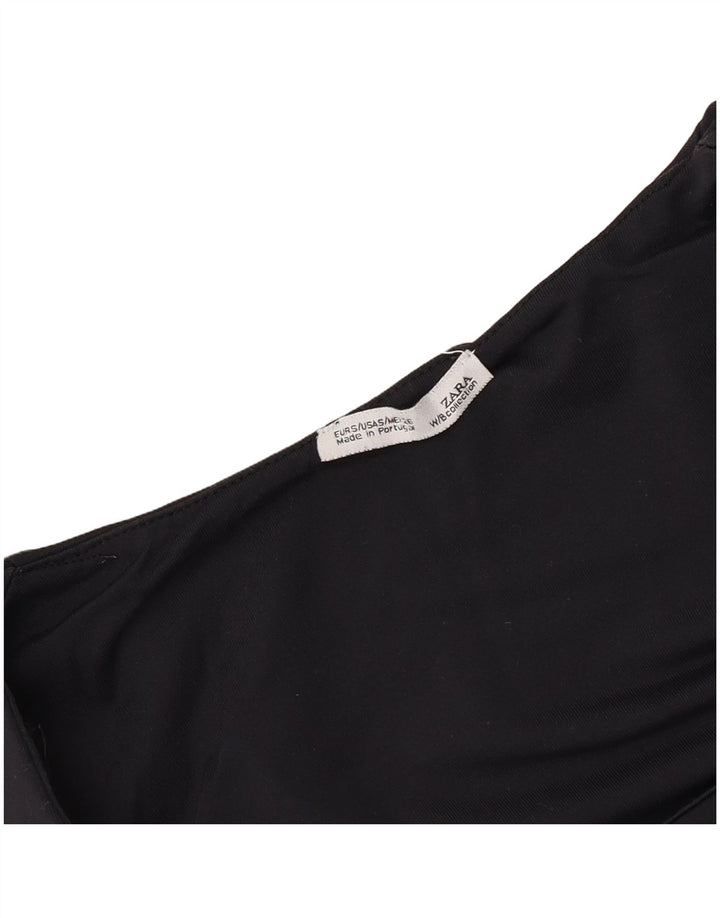 Canotta Zara da donna UK 8 piccola nera