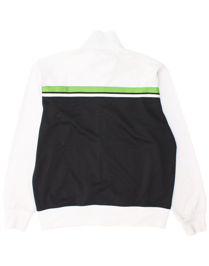 Giacca da ginnastica da uomo Asics XL in poliestere color block nero