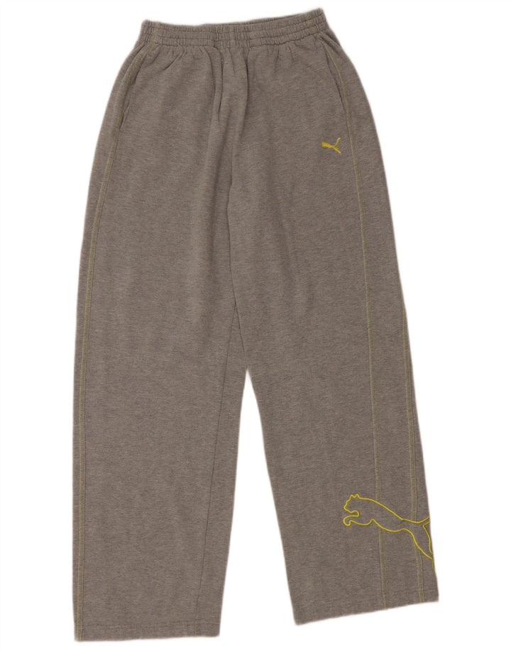 Pantaloni da tuta con grafica PUMA da ragazzo 13-14 anni in cotone grigio