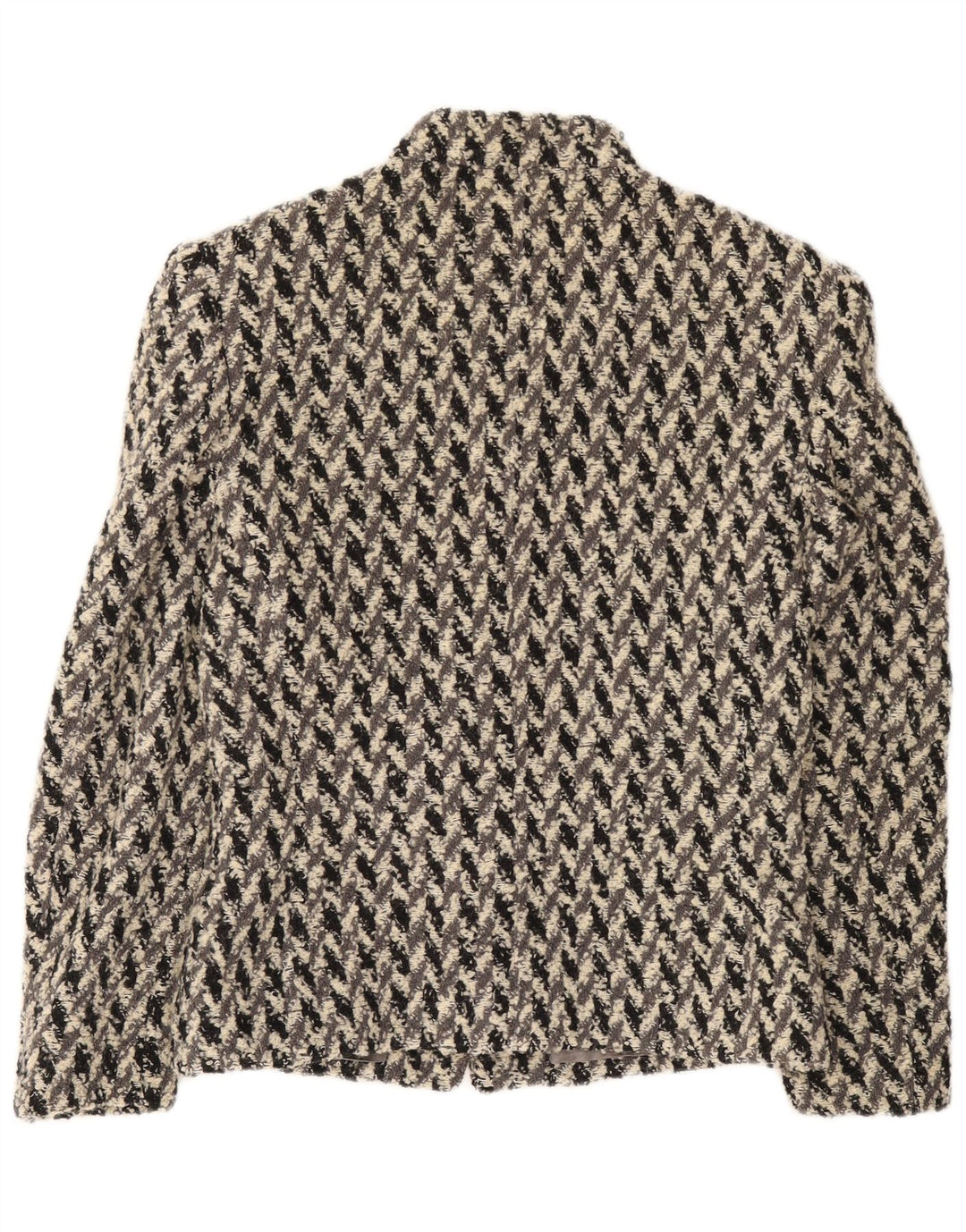 Giacca blazer a 4 bottoni da donna Basile IT 44 Viscosa geometrica grigio medio
