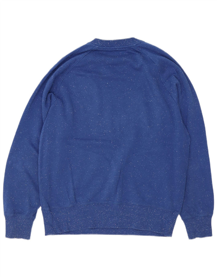 Felpa da uomo Under Armour Maglione in cotone chiazzato blu medio