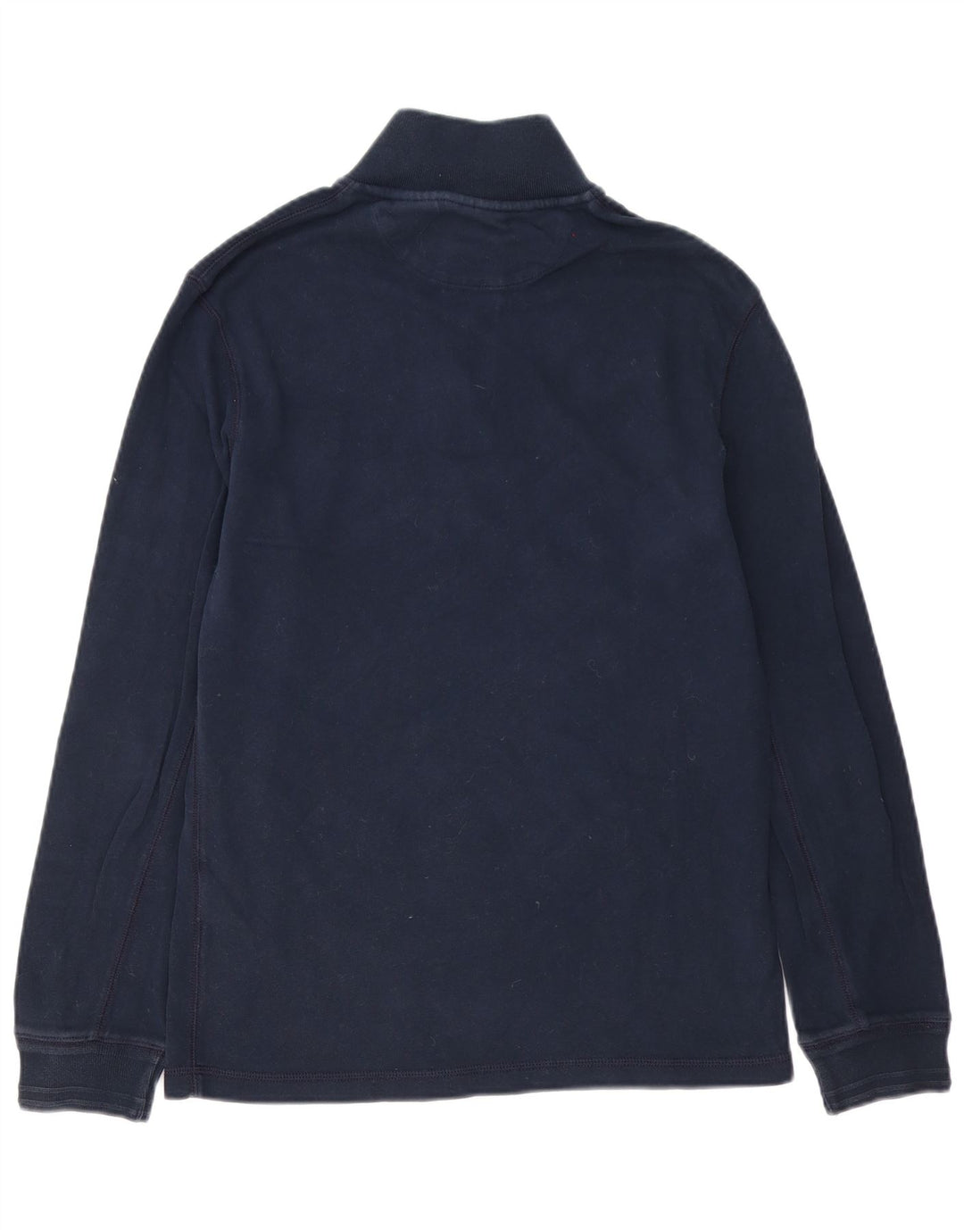 Timberland Felpa con collo con zip da uomo Maglione piccolo in cotone blu navy