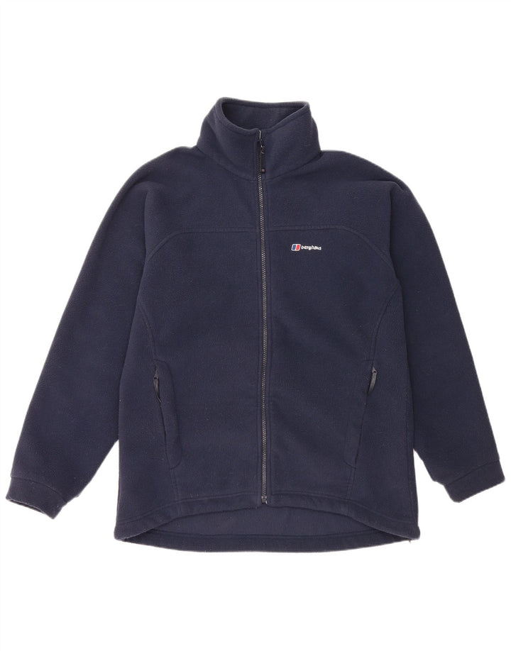 Giacca in pile da donna Berghaus UK 14 grande poliestere blu navy