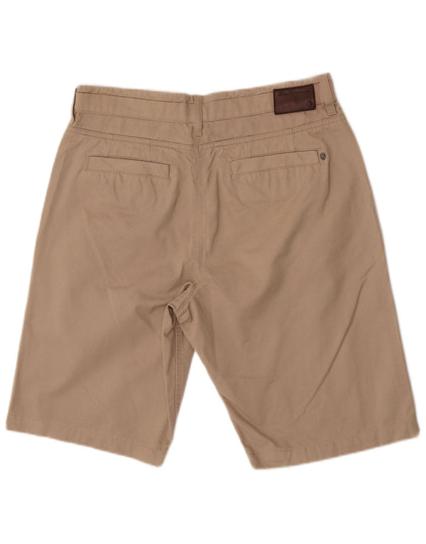 Pantaloncini chino da uomo Ben Sherman W32 cotone beige medio
