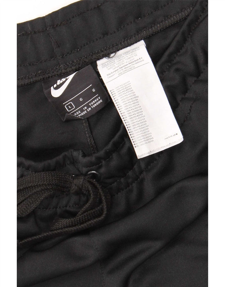 Pantaloncini sportivi Nike da uomo con grafica, grandi, in poliestere nero