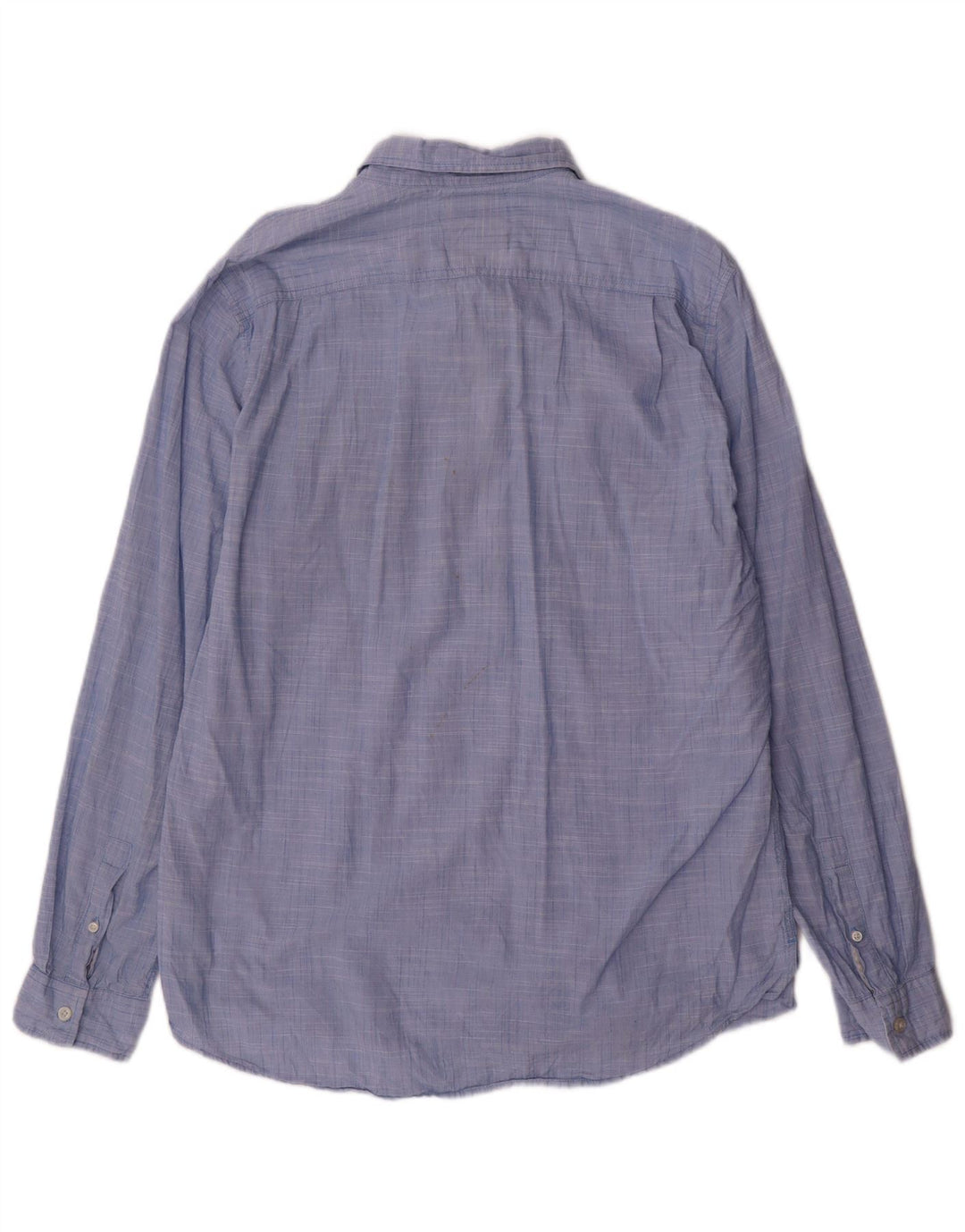 Camicia pullover da uomo vestibilità regolare Guess XL in cotone blu