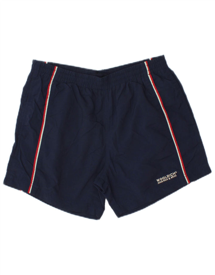Pantaloncini da bagno per ragazzi Woolrich 11-12 anni in nylon blu navy