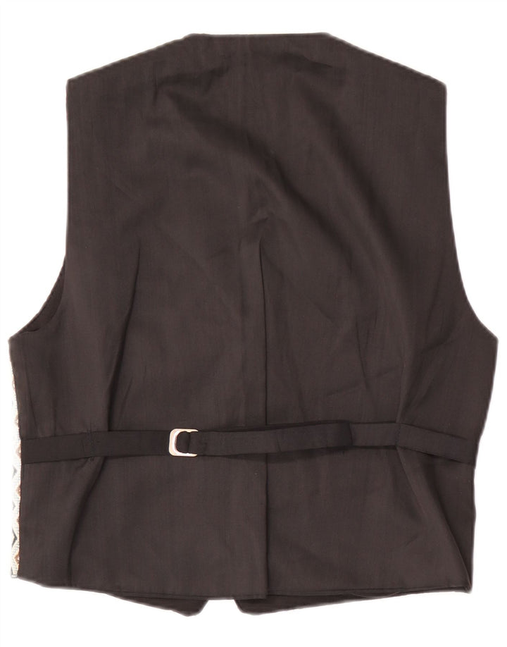 Gilet da uomo autentico piccolo Fair Isle multicolore
