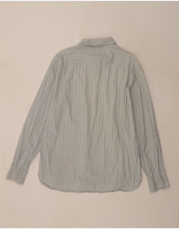 Camicia da uomo Tommy Hilfiger XL in cotone a righe blu