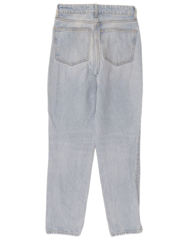 Jeans affusolati a vita alta da donna Zara EU 36 XS W26 L28 cotone blu