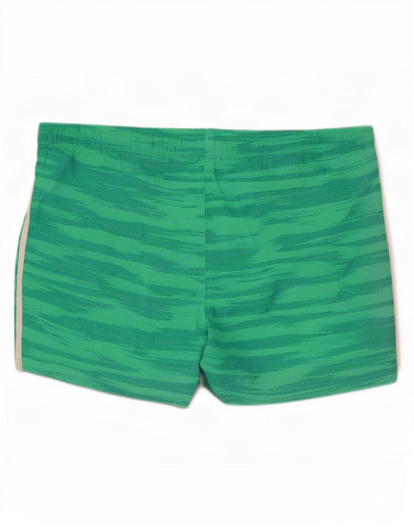 Pantaloncini da bagno da uomo Adidas Large verde mimetico in poliestere