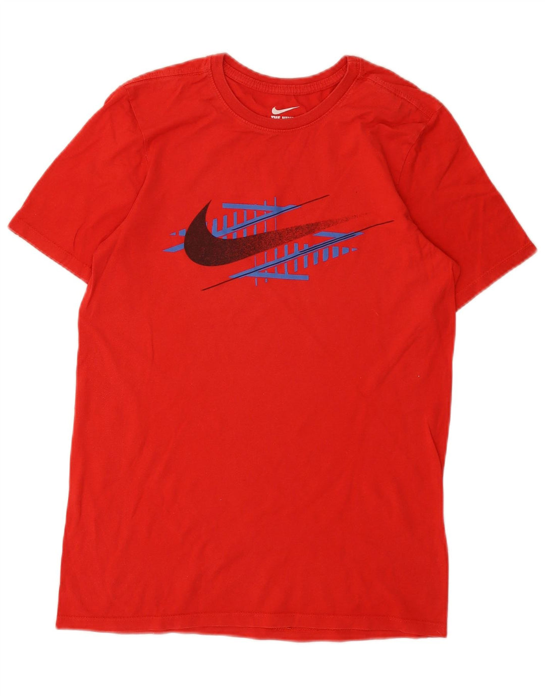 T-shirt grafica Nike da uomo con taglio atletico, piccola, in cotone rosso