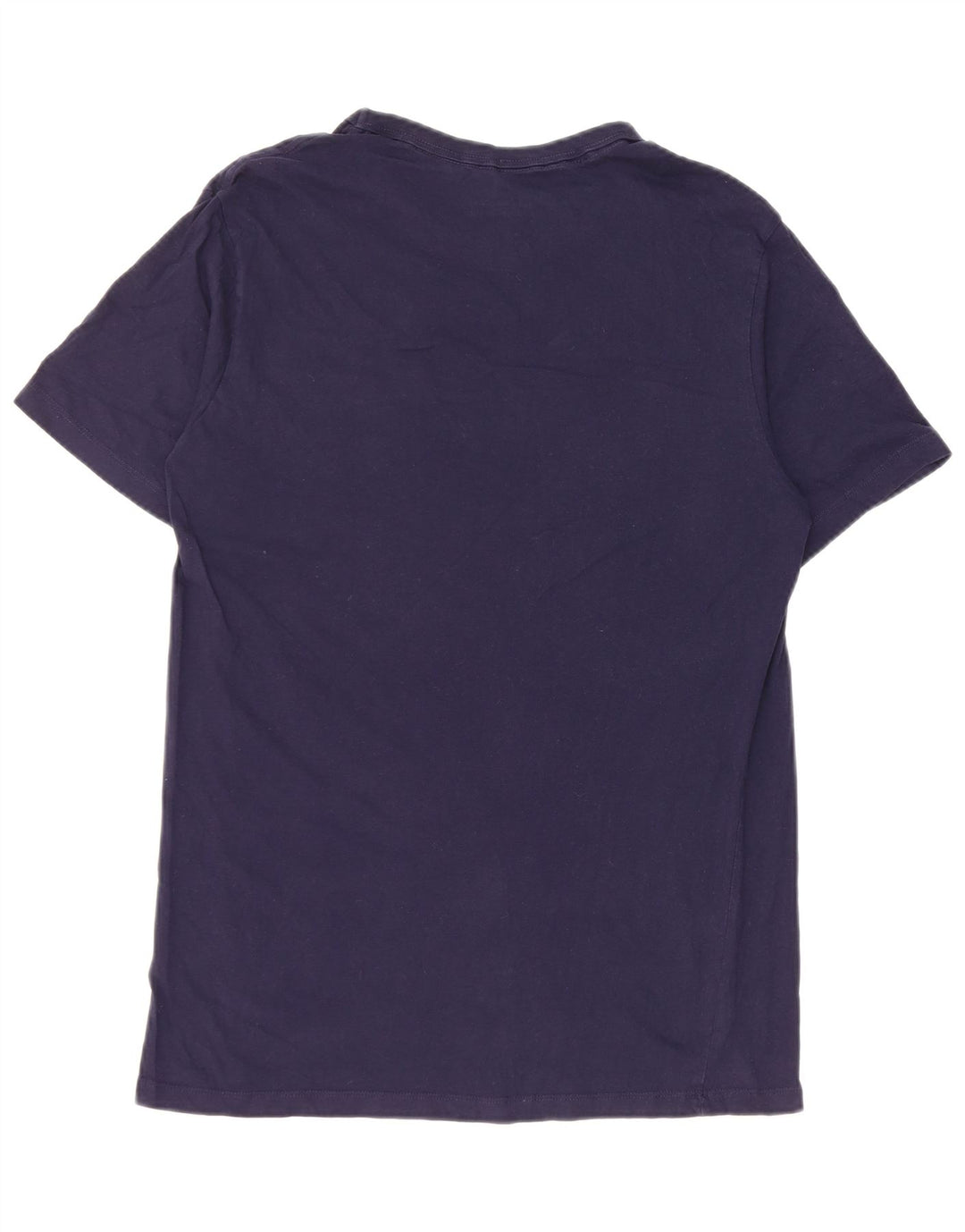 T-shirt grafica da uomo Champion Top piccola in cotone blu navy