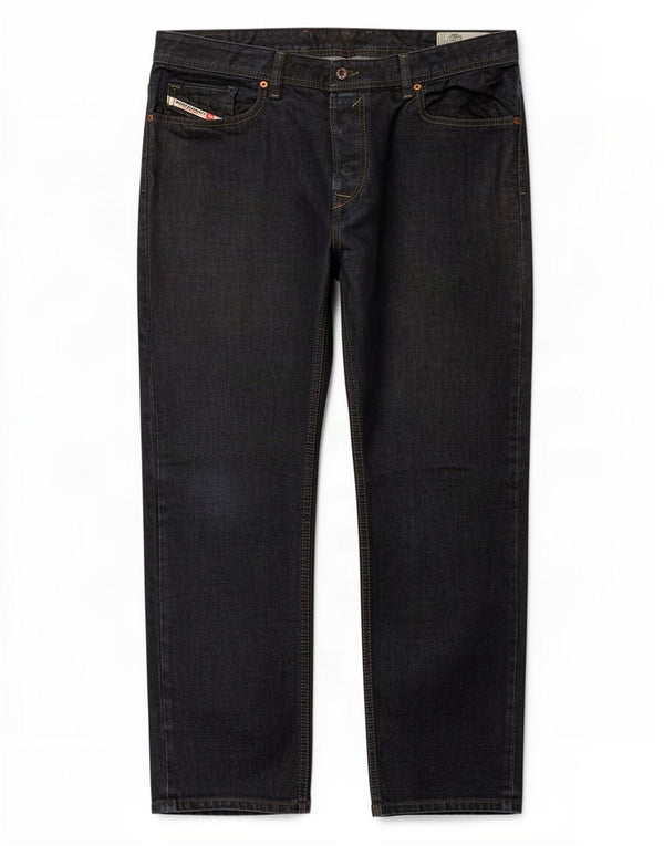 Diesel Jeans dritti Waykee vestibilità regolare da uomo W36 L30 cotone blu navy
