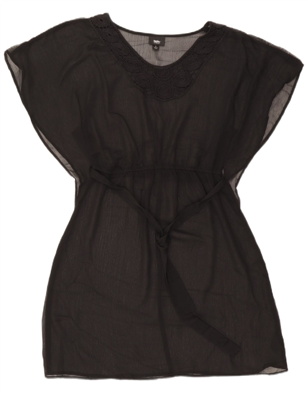 Abito da spiaggia da donna Mossimo UK 10 piccolo poliestere nero