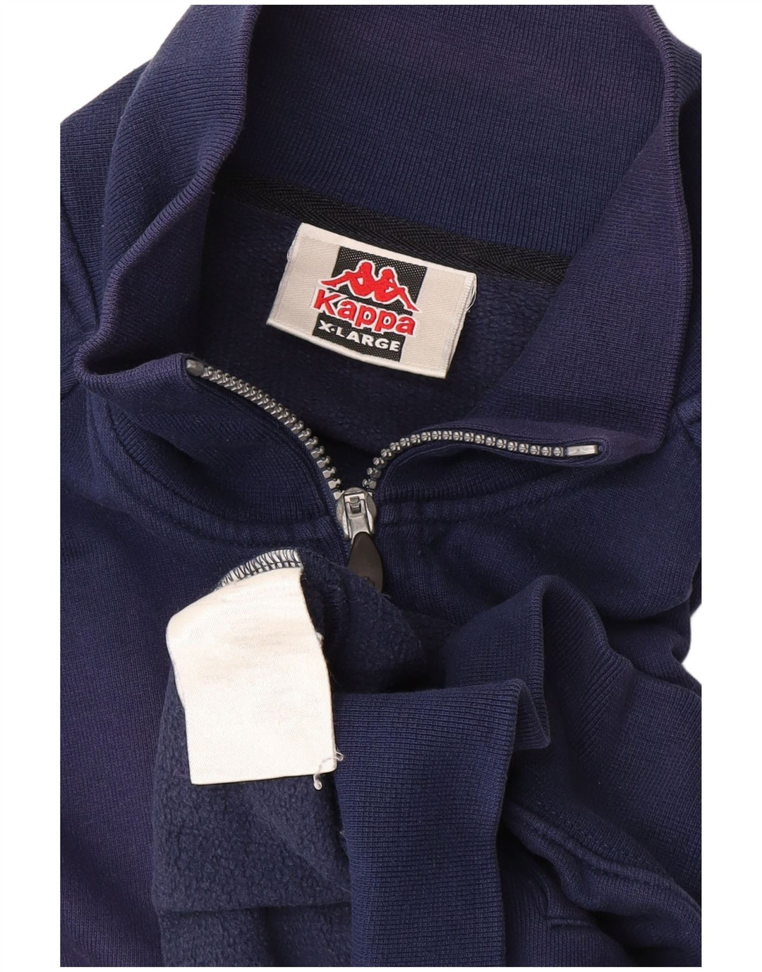 Giacca da tuta da uomo Kappa XL in cotone blu navy