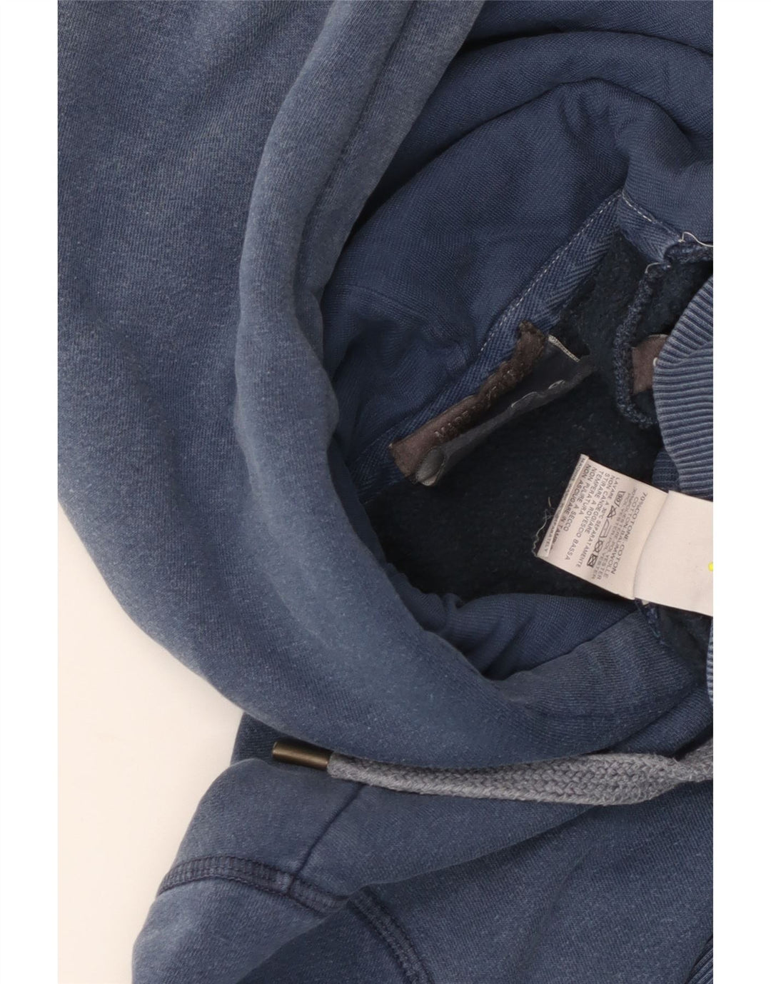 CONVERSE Felpa con cappuccio grafica da uomo, piccola, in cotone blu