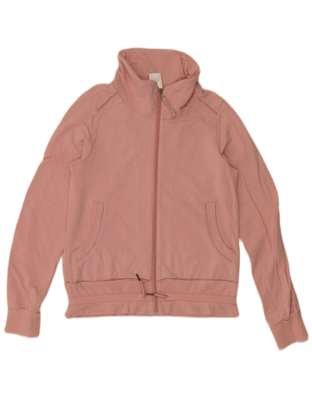 Giacca da ginnastica da donna Adidas UK 12 Medium Pink Modal