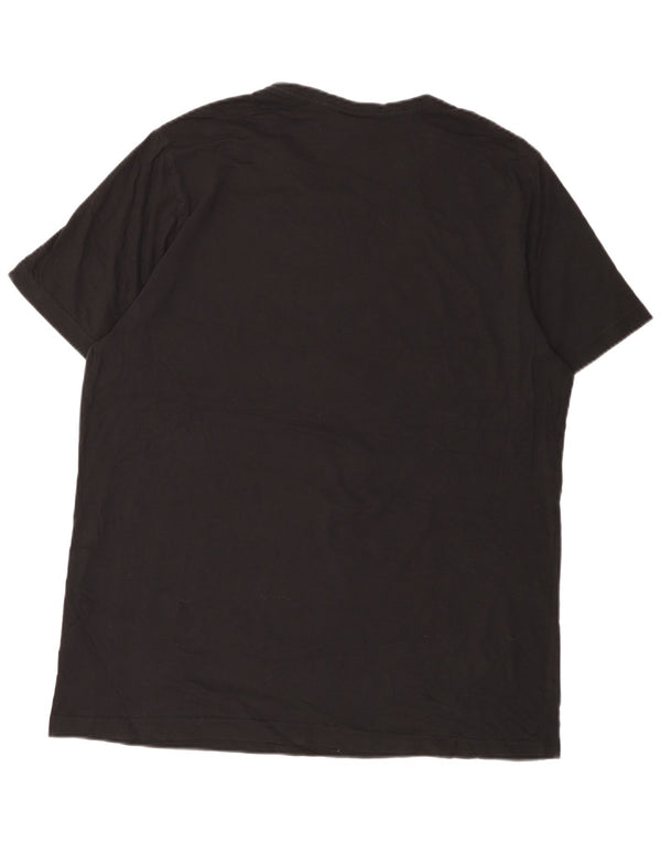 T-shirt grafica da uomo PUMA Top XL in cotone nero