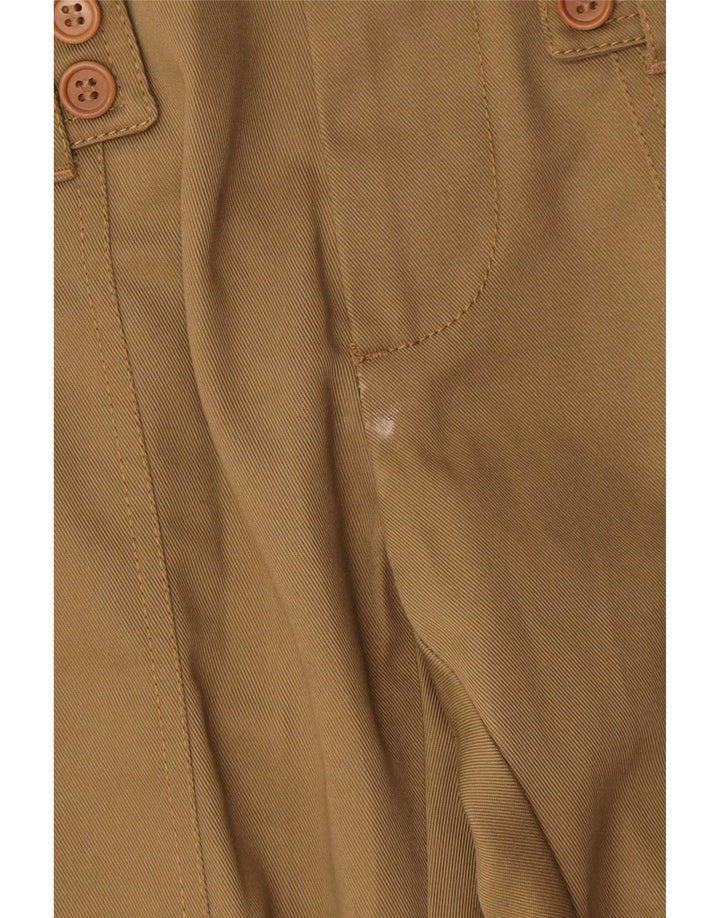 Pantaloni cargo bootcut da donna David Mayer IT 46 Large W31 L29 Cachi
