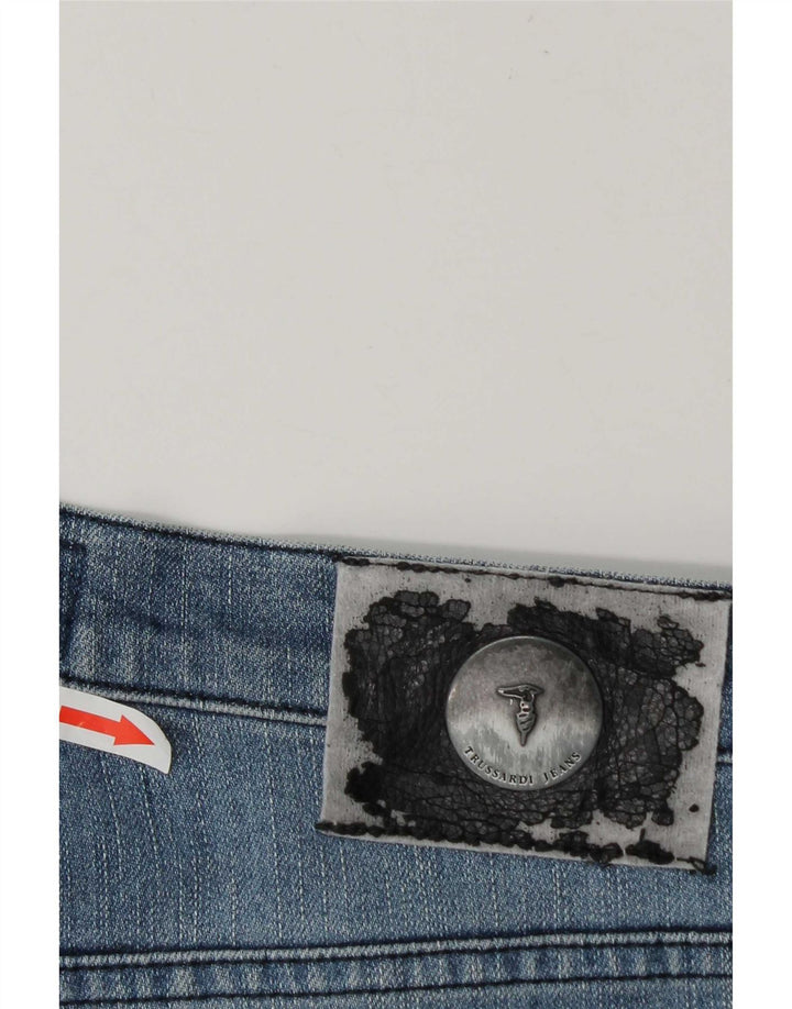 Jeans Straight Uomo Trussardi W32 L30 Cotone Blu