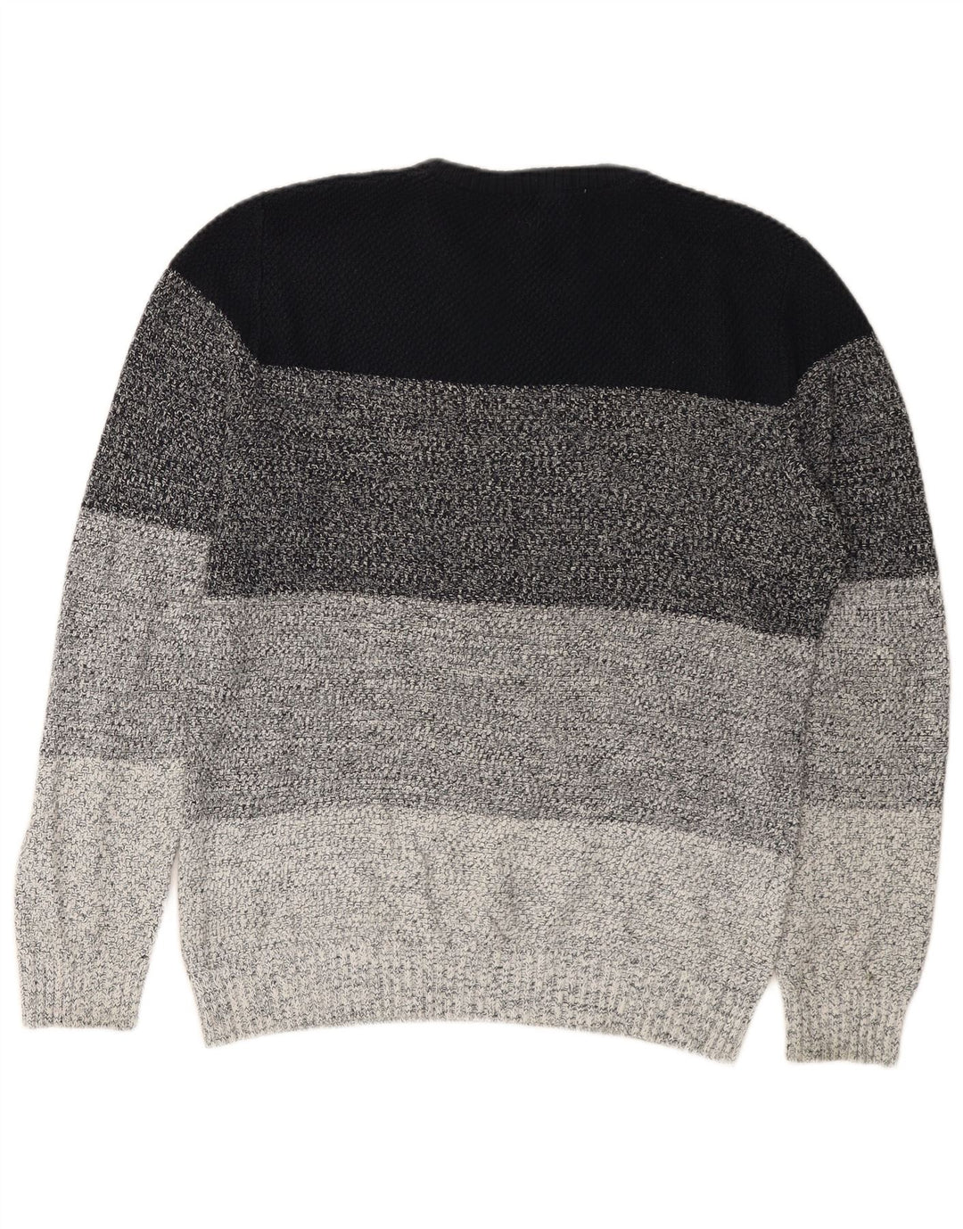 Maglione maglione girocollo da uomo Richmond di grandi dimensioni in cotone a righe multicolori