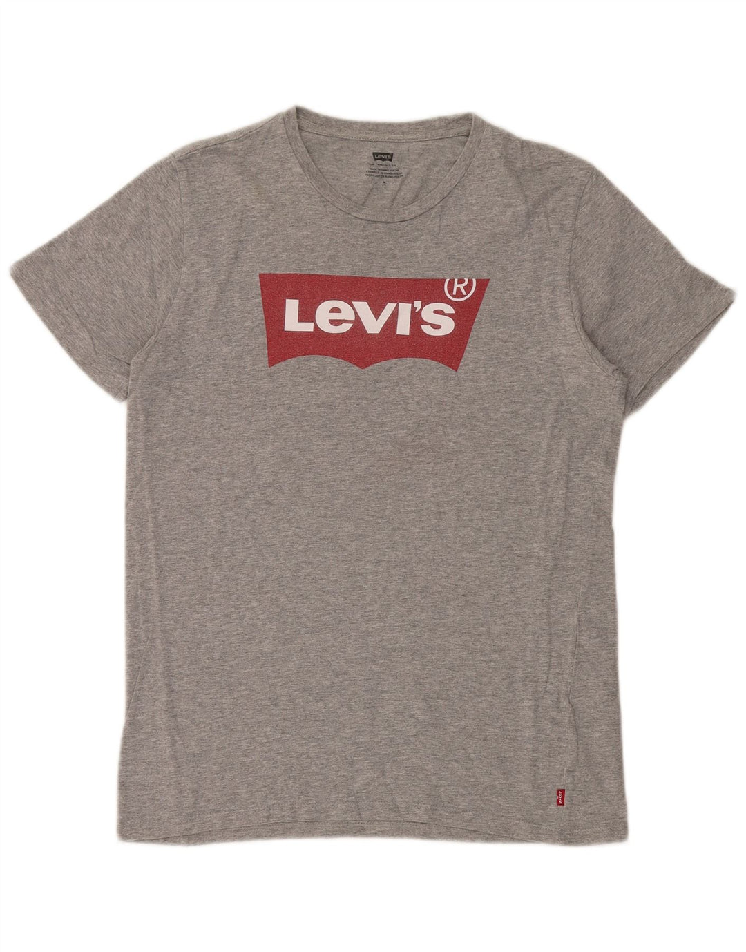 T-shirt grafica da uomo Levi's Top in cotone grigio medio