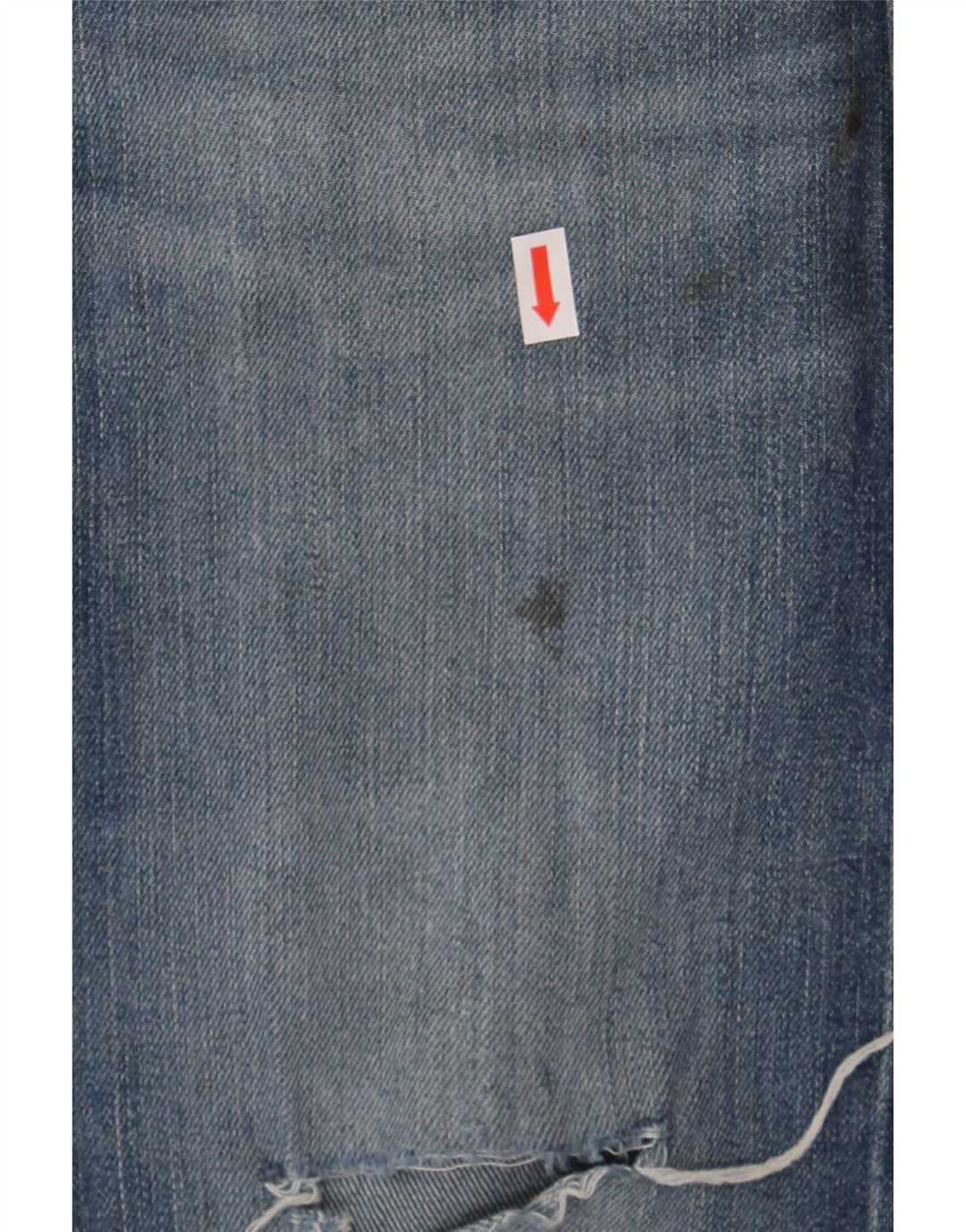 LEE Mens Daren Zip Fly Distressed Slim Jeans W33 L34  Blue Cotton Vintage Lee and Second-Hand Lee from Messina Hembry 