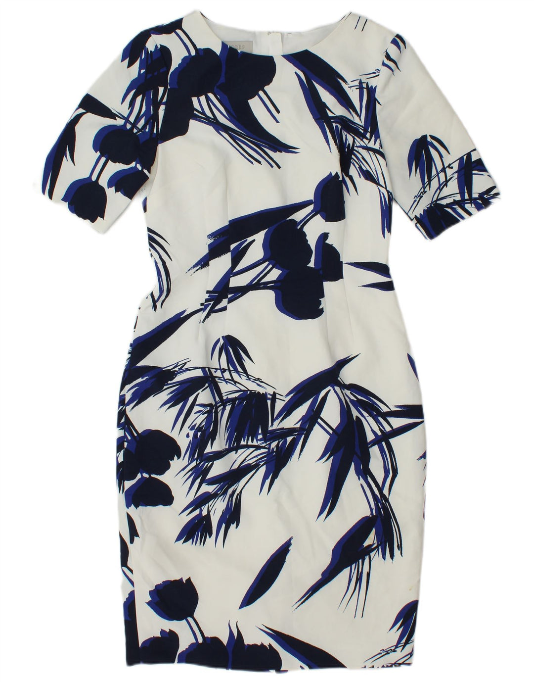 Abito tubino da donna Hobbs UK 10 piccolo poliestere floreale bianco
