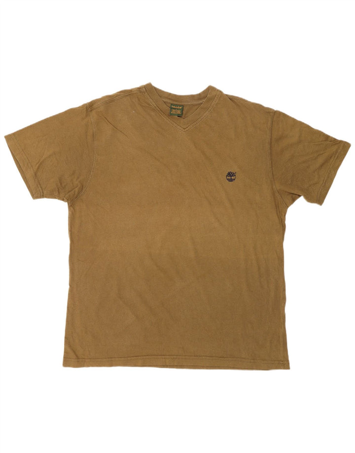 TIMBERLAND T-shirt da uomo Top grande in cotone kaki