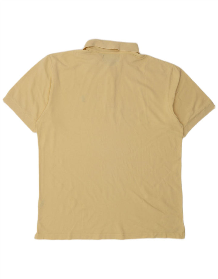 MARLBORO CLASSICS Polo da uomo grande in cotone giallo