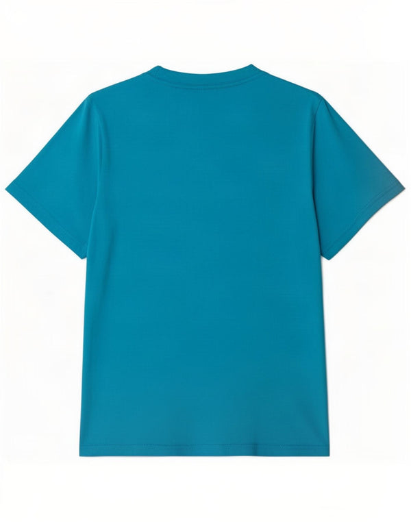 T-shirt grafica da ragazzo Nike Top 10-11 anni in cotone blu medio
