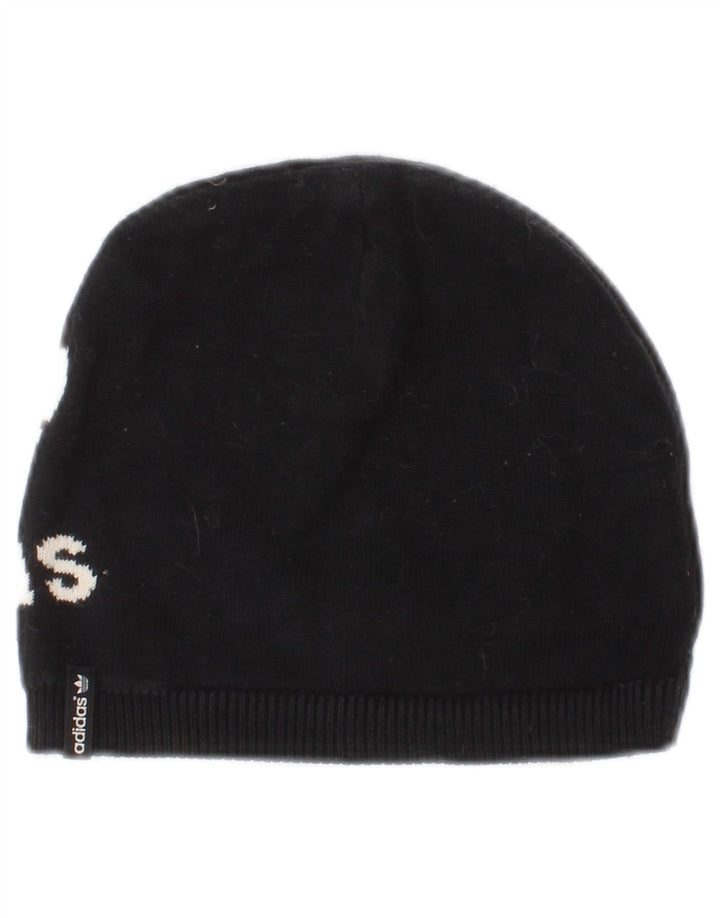 Cappello berretto con grafica da donna Adidas taglia unica in cotone nero