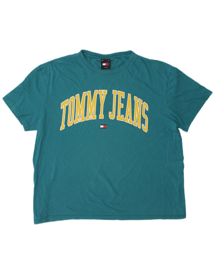 Maglietta grafica da uomo Tommy Hilfiger Top XL Blu
