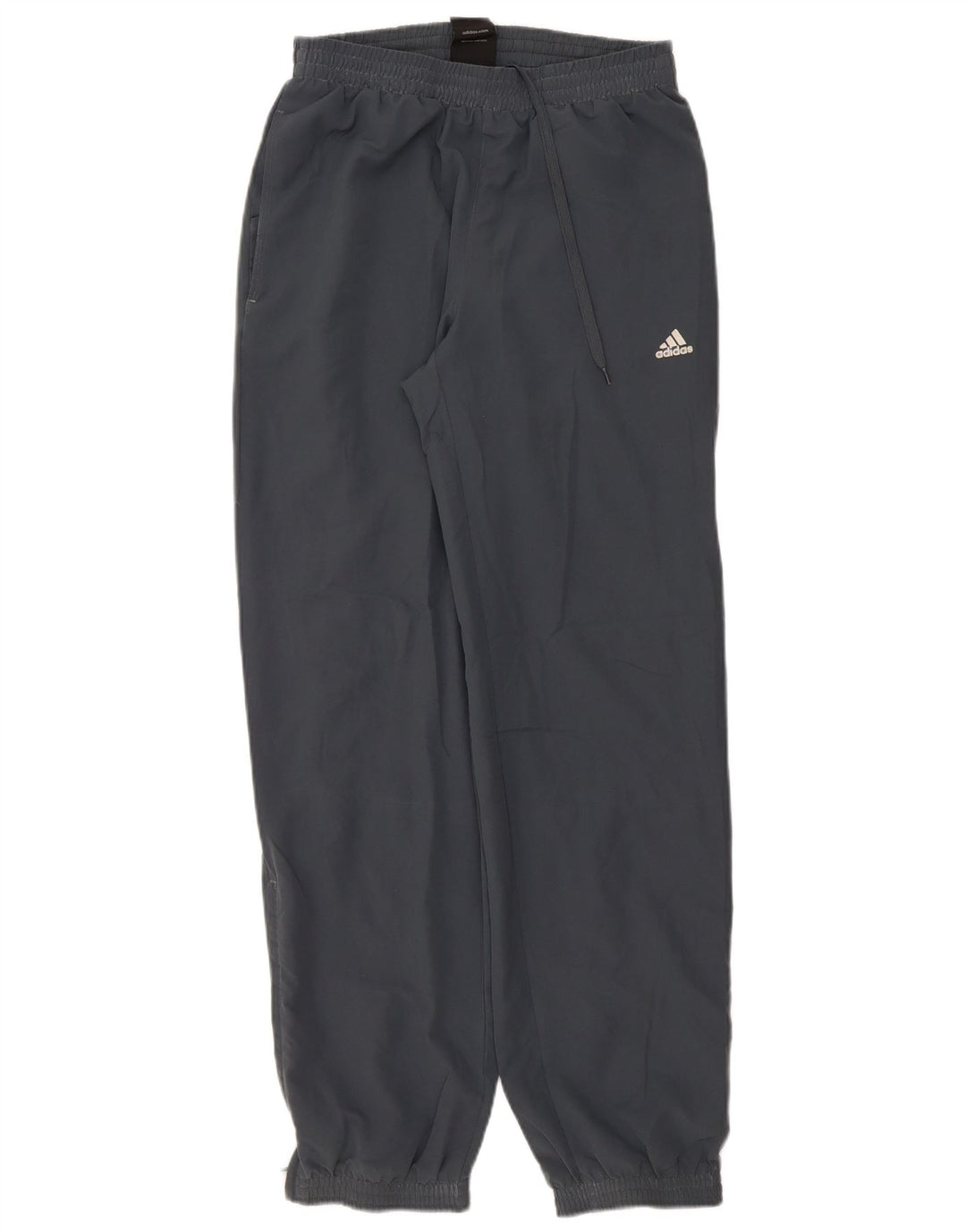 Pantaloni da tuta da uomo Adidas Joggers piccoli in poliestere grigio