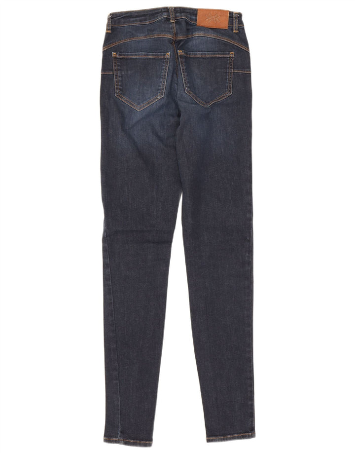 Jeans skinny da donna Benetton W27 L31 Blu navy