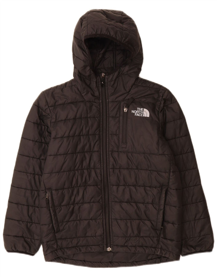 Giacca imbottita con cappuccio The North Face da ragazzo 9-10 anni media poliestere nero