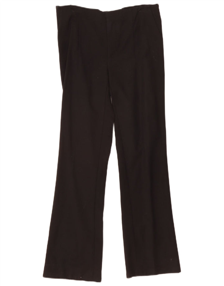 Pantaloni casual Bootcut da donna Zara medi W30 L30 cotone nero