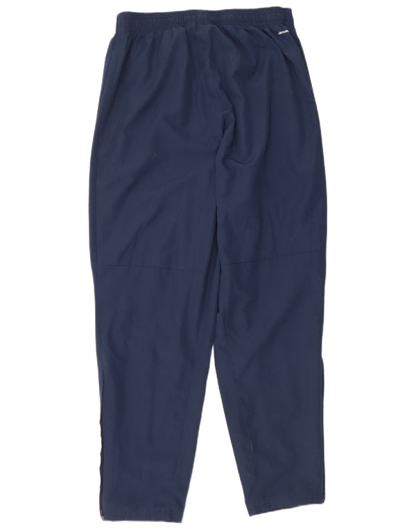 Pantaloni da tuta Adidas Climalite da donna UK 14 Large in poliestere blu navy