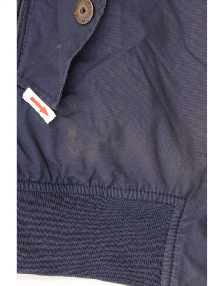 Giubbotto bomber da uomo Schott UK 44 2XL Cotone blu navy