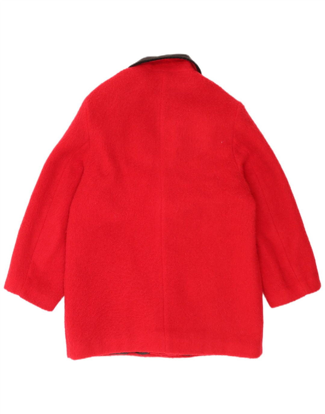 Cappotto doppiopetto con maniche a 3/4 da donna C&A UK 14 Lana rossa media