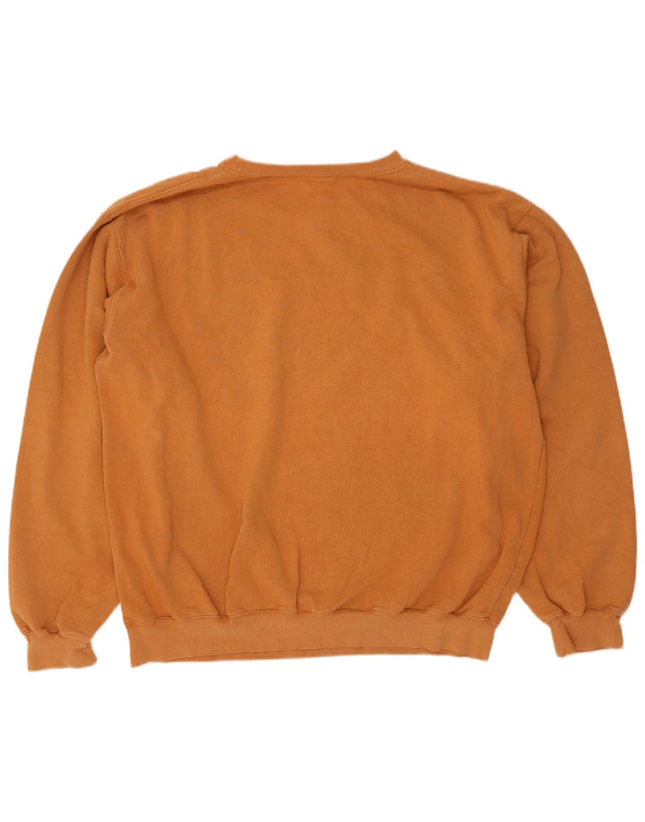 Timberland Felpa grafica da uomo Maglione grande cotone arancione