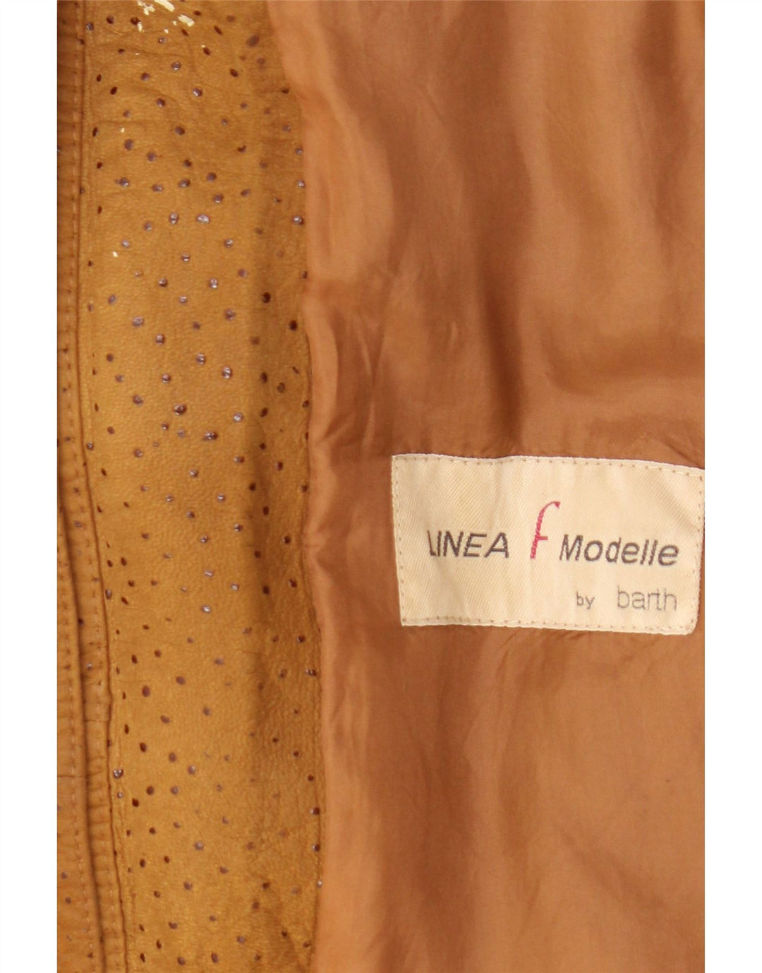 Soprabito in pelle scamosciata da donna Barth UK 16 grande in pelle marrone