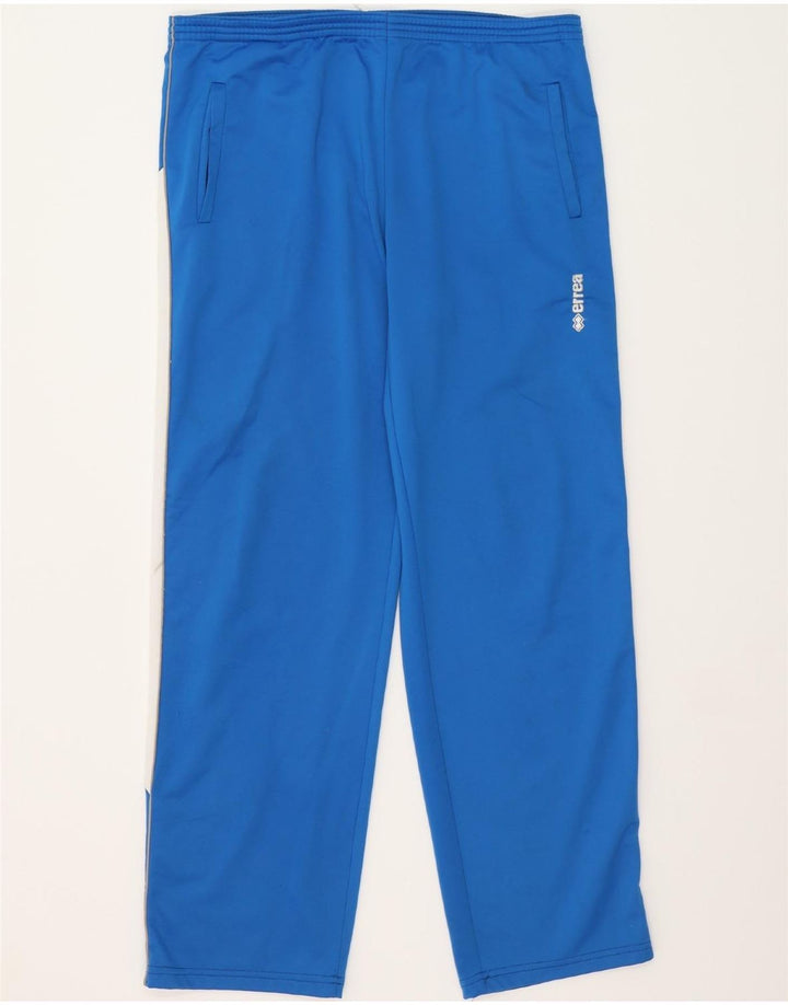 ERREA Mens Tracksuit Trousers Large  Blue Colourblock Polyester Vintage Errea and Second-Hand Errea from Messina Hembry 