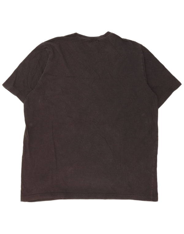 T-shirt grafica da uomo Adidas Top XL in cotone nero