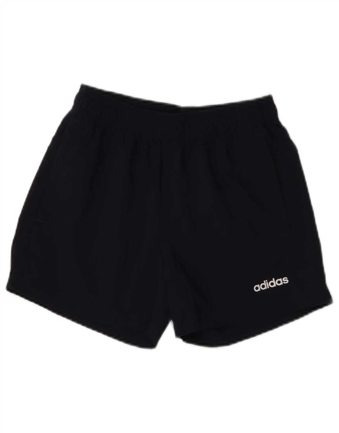 Pantaloncini sportivi Adidas da ragazzo 11-12 anni in poliestere blu navy